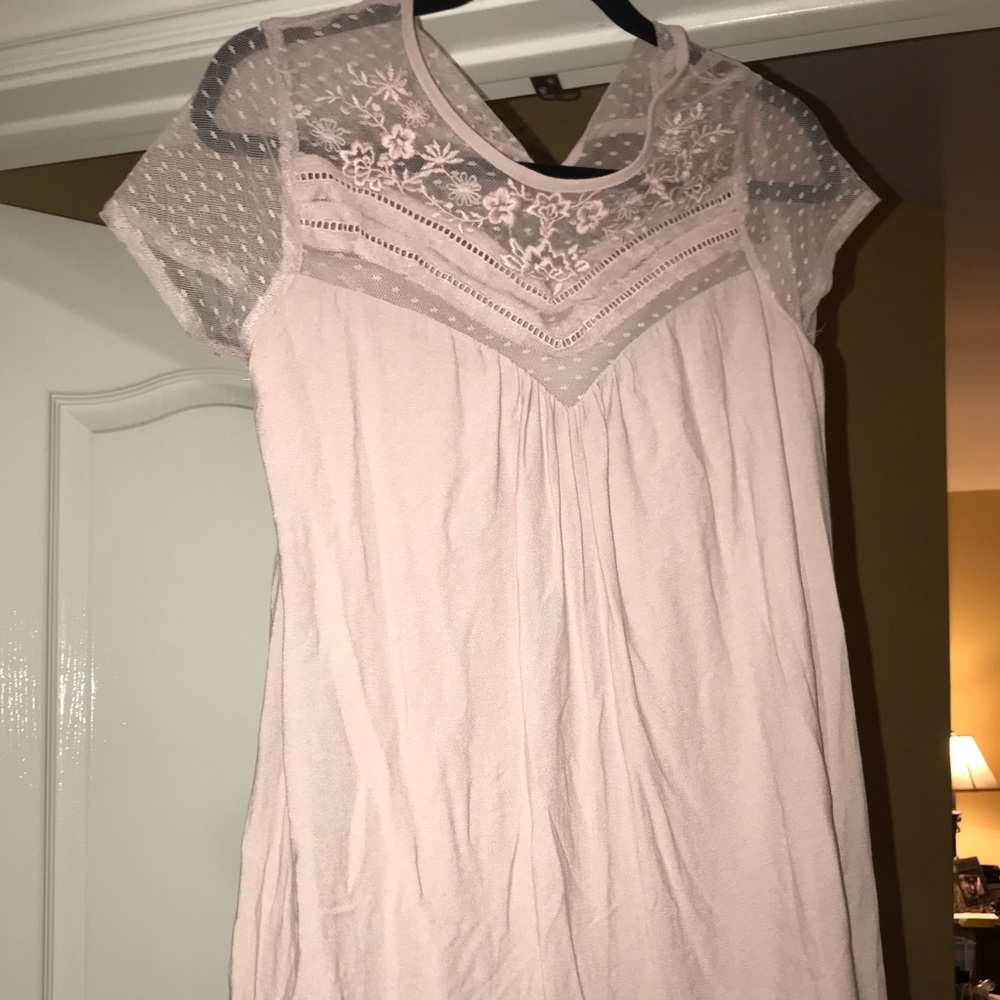 Blush short dress